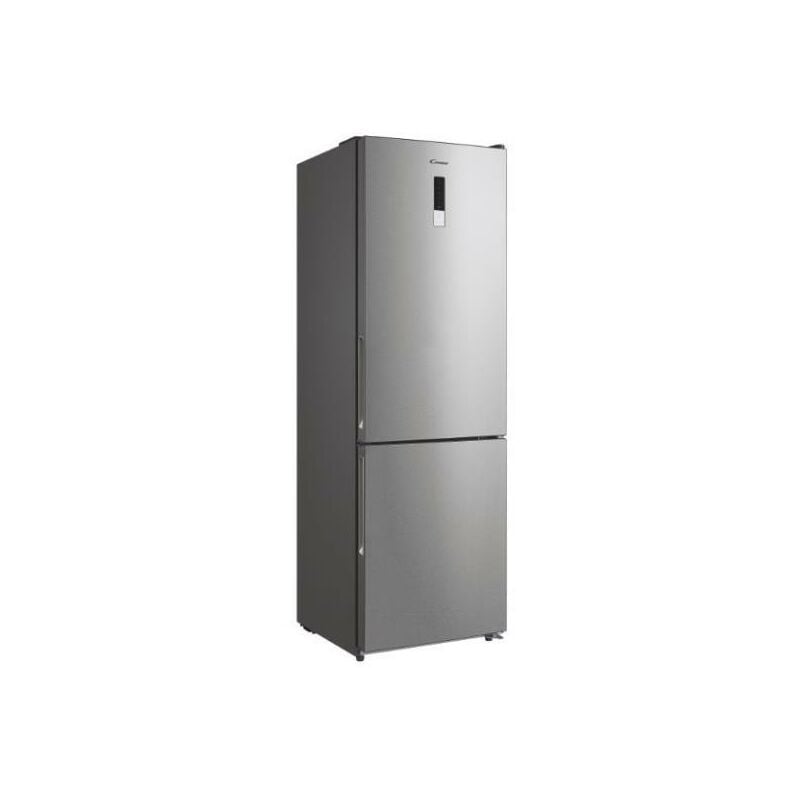 Candy CVBNM 6182XP/SN, Frigorífico Combi, 59,5 cm, 310L, Total No Frost, Ruedas, 41DB, Clase F, Inox