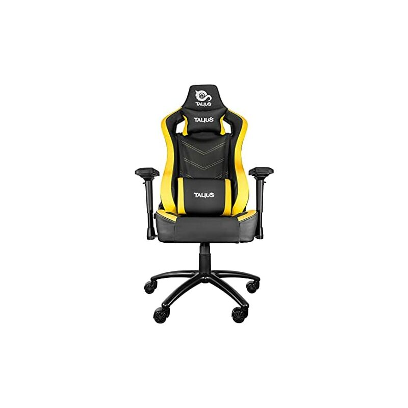 Talius silla gaming vulture - reposabrazos ajustables 4d - inclinacion ajustable hasta 180º - cojin lumbar y cervical - mecanismo butterfly - ruedas de nylon - piston de gas clase 4 - base metal - pes