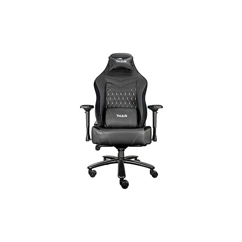 Silla Gaming Talius MAMUT Silla Gaming Profesional de Color Gris y Negro, vasculante, Ergonómica, Reposabrazos 4D,Espuma Alta Densidad, Base Metal, Ruedas Nylon, Diseño Especial hasta 170 kg.