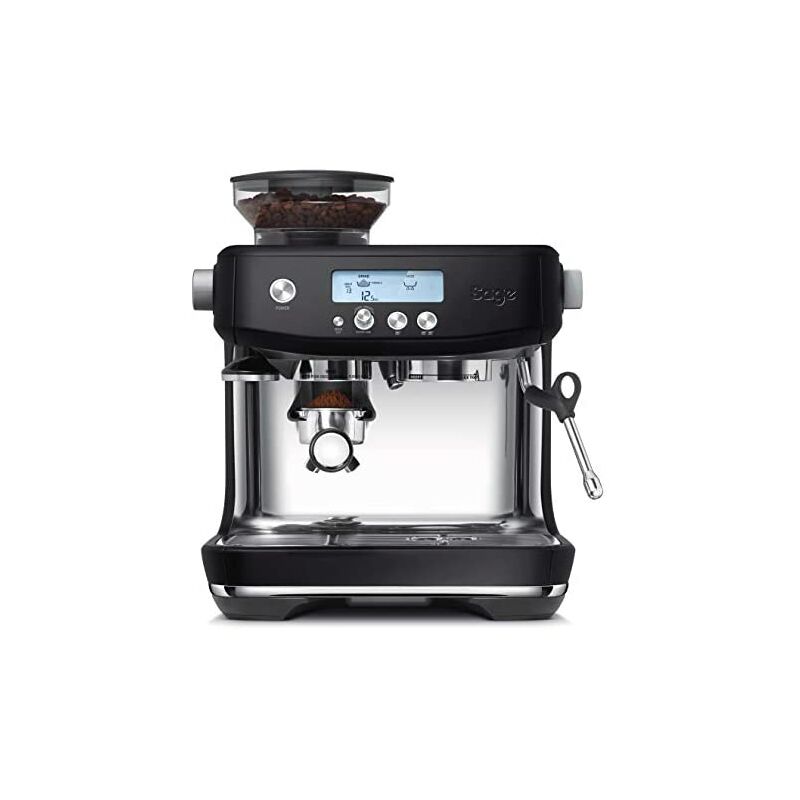 SAGE SES878BTR the Barista Pro, Cafetera espresso, Cappuccinatore, 15 Bar, negro