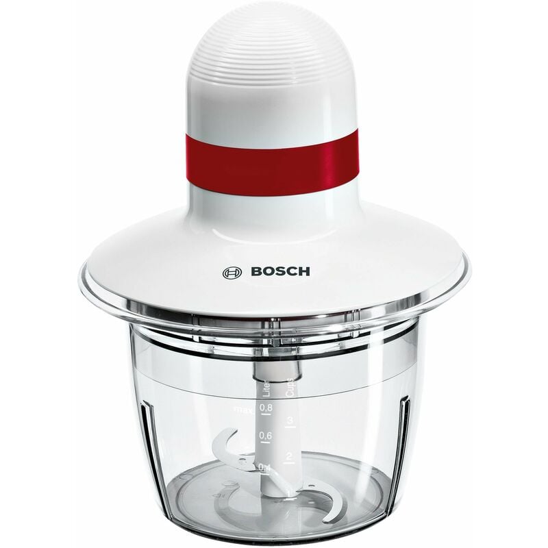 Bosch Discontinuado Mmrp1000 picadora universal de alimentos 400w 800ml blanco eléctrica 08 rojo 400 800 0.8l