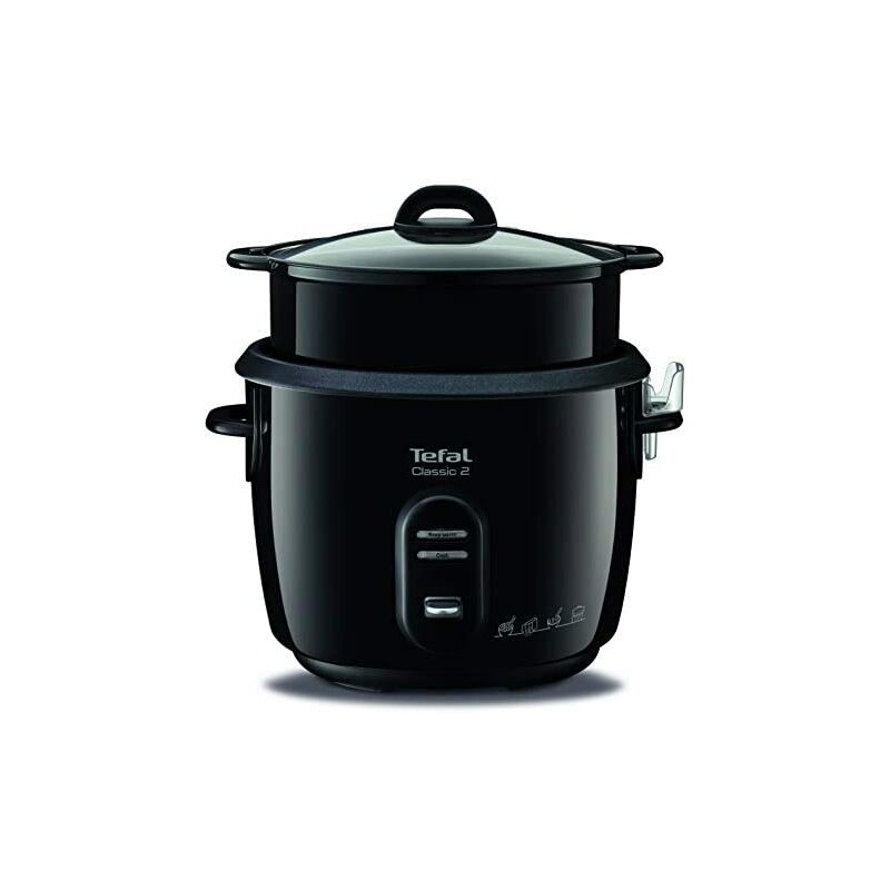 Tefal RK103811 Classic - Arrocera, color negro metalizado