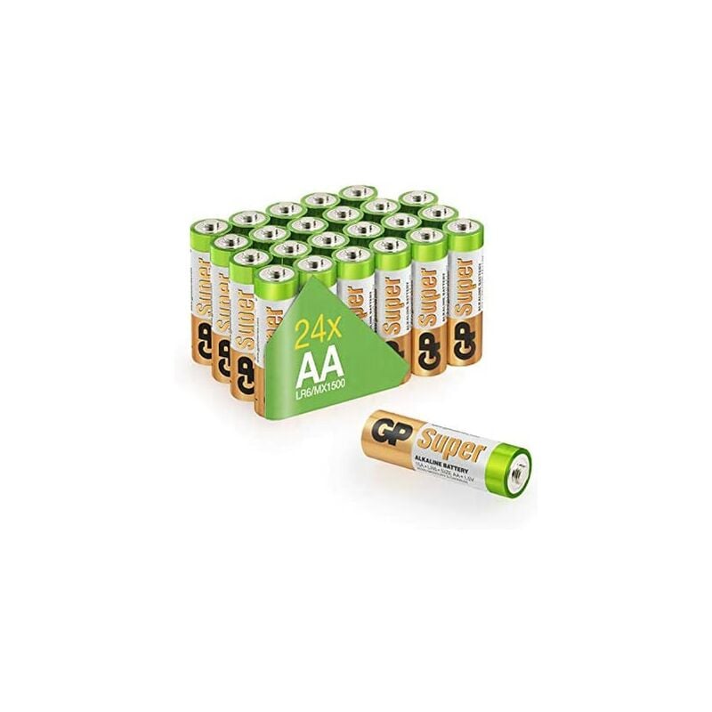 GP Batteries GP260DHB 2600mAh 1.2V - Batería/Pila alcalina (Radio, D, Verde, Plata, Ampolla)