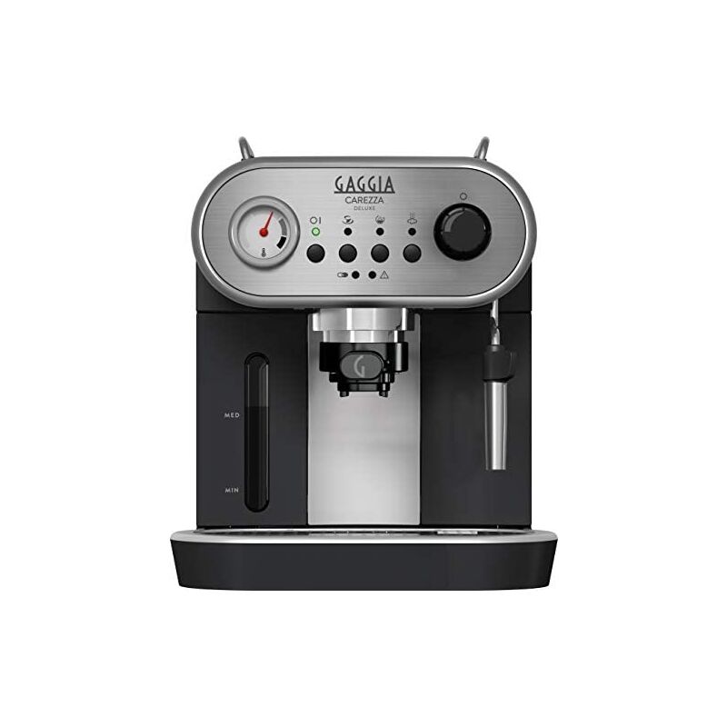 Cafetera Gaggia Ri852501 15 bar en monodosis carezza deluxe manual espresso machine ri8525 01 expreso para molido y gris negro 100
