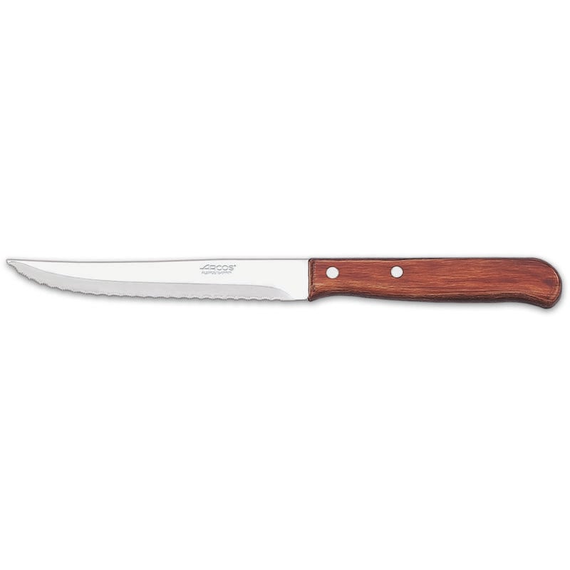 Cuchillo para cocina Arcos Latina 100800 de acero inoxidable Nitrum y mango de madera comprimida con hoja de 13 cm en caja