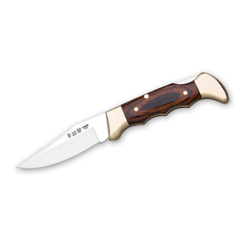 Navaja Ventura Miguel Nieto 080-G10F - Hoja Acero Vanadio 1.4116 8cm, Empuñadura G10, Funda Cuero