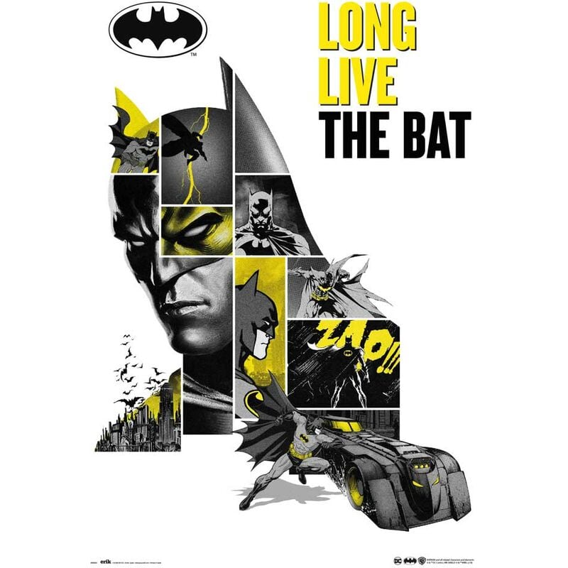 Poster dc comics batman 80 aniversario