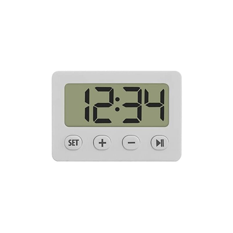 TFA Reloj Despertador Digital Blanco