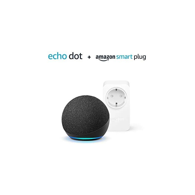 Echo (4.ª generación) | Sonido de alta calidad, controlador de Hogar digital integrado y Alexa | Antracita