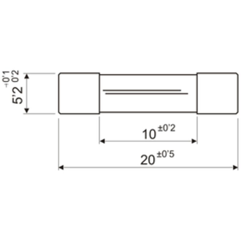 Fusible SOURCING MAP 50Pcs T2A 2A 250V Miniature Carré Montage DIP