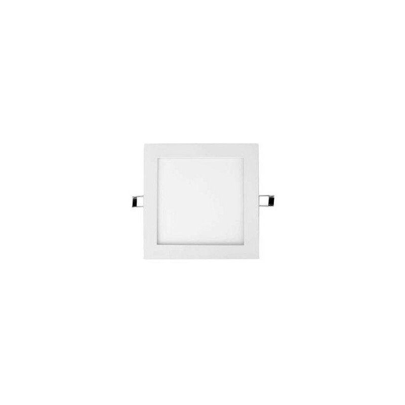 DownLight LED Empotrar Cuadrado 18W Luz Blanca 6000K Acabado BLANCO