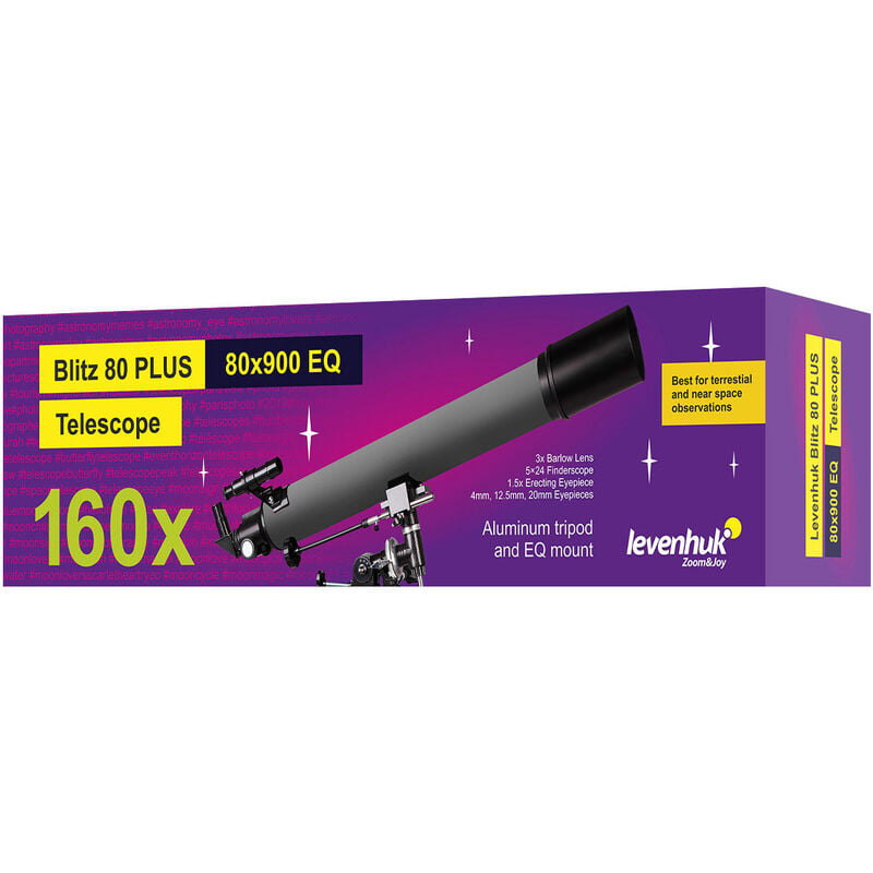 Telescopio Levenhuk Blitz 80 PLUS