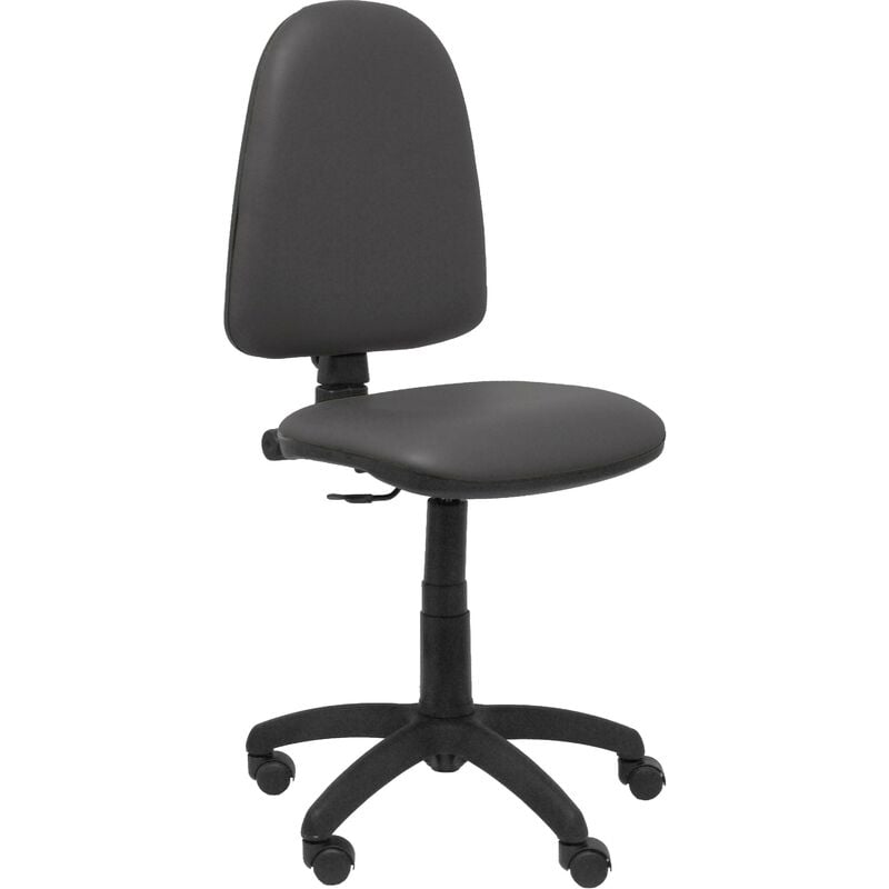 Silla De Oficina cpsp600 ayna similpiel gris oscuro piqueras y crespo azul claro standard