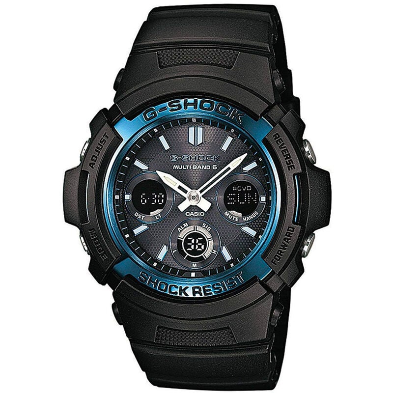 Reloj de pulsera CASIO Collection - AWG-M100A-1AER correa color: Negro Dial Negro Hombre