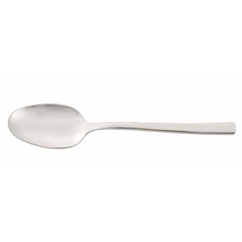 Arcos Cuchara de Postre Monoblock de Una Pieza en Acero Inoxidable 18/10, Plata - Cuchara de postre de 190 mm. Cubertería de líneas rectas, con suaves curvaturas en el mango. Diseño actual y novedoso.