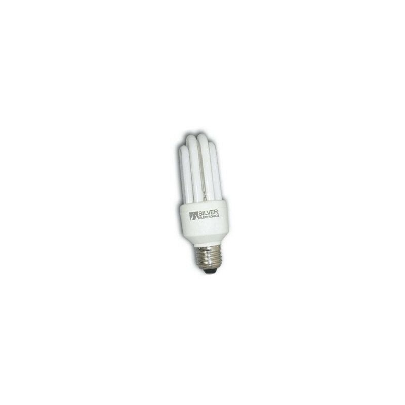 Bombilla Mini Bajo consumo blanca 4tubos 23w e27 calido 1400lu