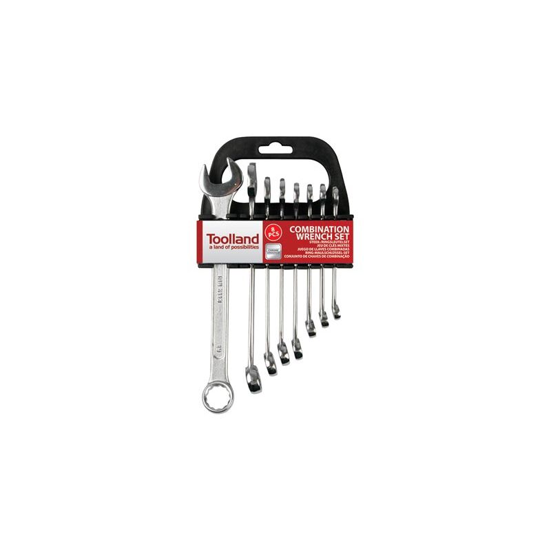 Toolland JUEGO DE LLAVES COMBINADAS - 8-19 mm - 8 uds.