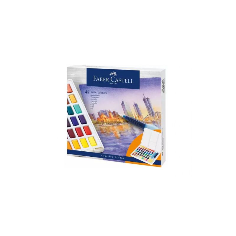 Set de Rotuladores Faber-Castell Acuarelas Estuche (24 Unidades)