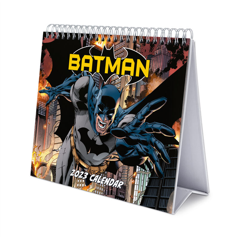 Calendario de escritorio deluxe 2023 dc batman comic