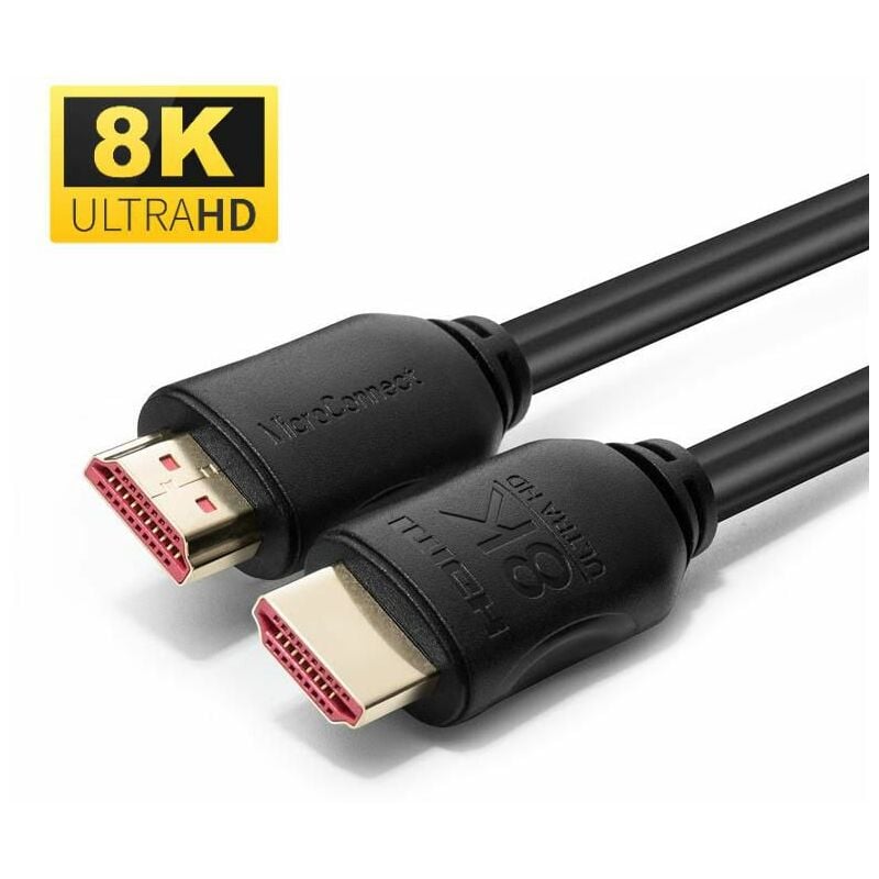 BeMatik Cable HDMI 1.4 Macho/Hembra 2m Negro