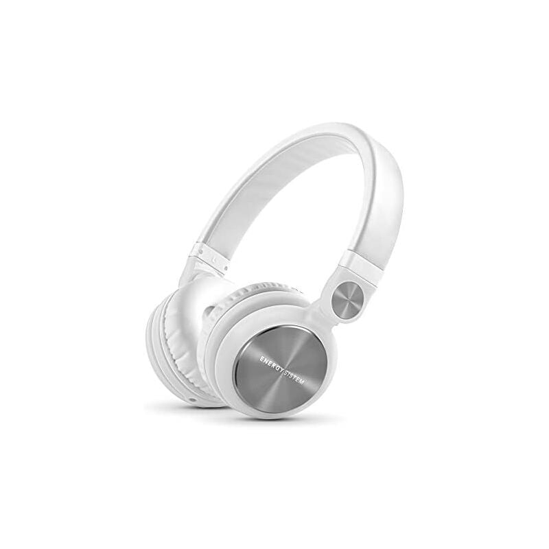 Headset energy sistem dj2 white con microfono , cable extraible 3.5mm control talk, driver 40mm