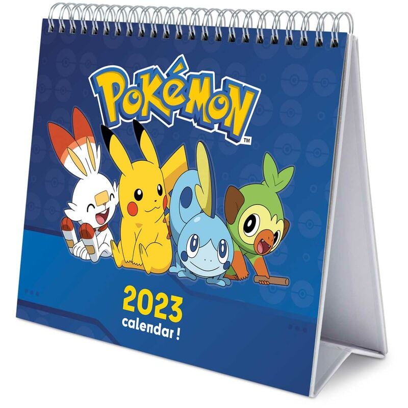 Calendario de escritorio deluxe 2023 pokemon