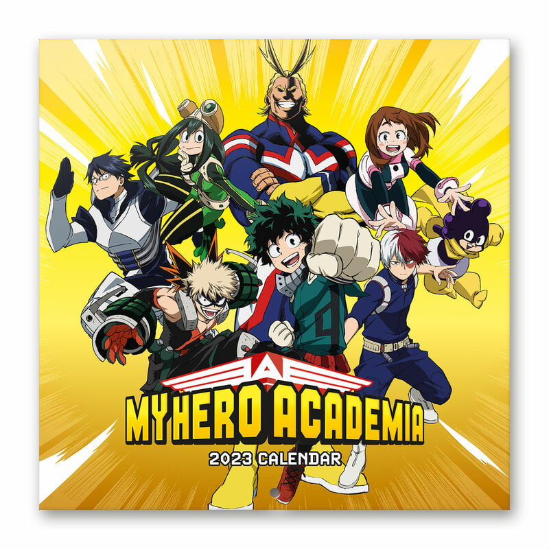 Calendario 2023 30x30 my hero academia