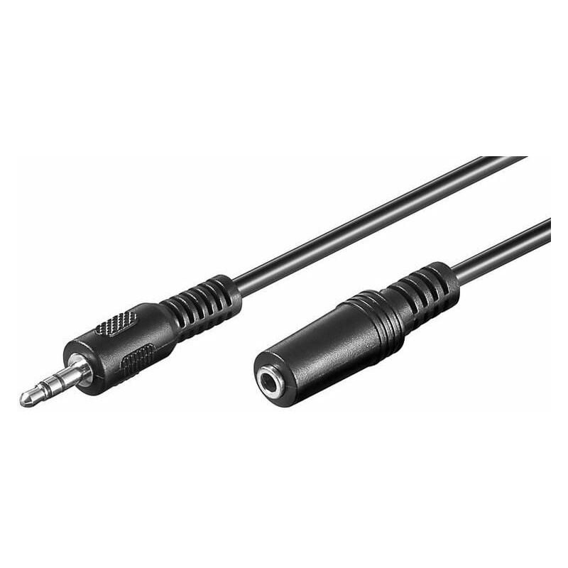 Microconnect Audio 3.5mm (10m) cable de audio 3,5mm Negro - Cables de audio (3,5mm, 3,5mm, 10 m, Negro)