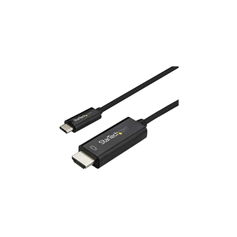 Startech.com cable adaptador de 3m usb-c a hdmi 4k 60hz - negro - cable usb tipo c a hdmi - cable conversor de video usbc,3 años