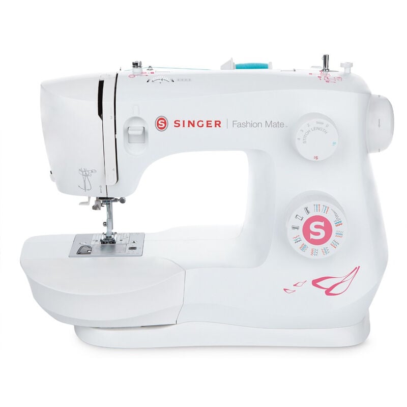 SINGER Fashion Mate - Máquina de coser (Blanco, Máquina de coser automática, Costura, Paso 4, Variable, palanca, Giratorio)