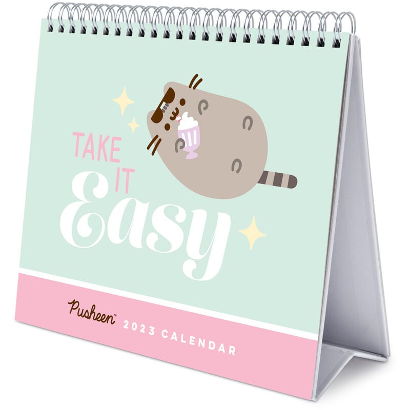 Calendario de escritorio deluxe 2023 pusheen purrfect love collection