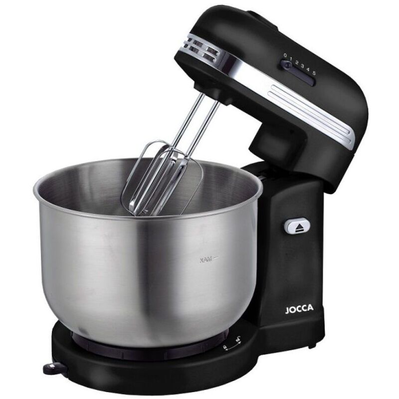 Jocca batidora/amasadora con bowl de 3.5l 350w - bowl de acero inoxidable - 5 velocidades