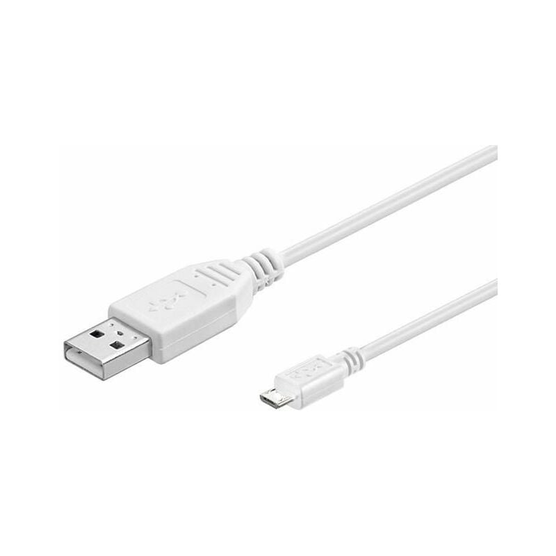Cable adaptador USB hembra a jack 3.5mm AUX macho 0.20 M Blanco