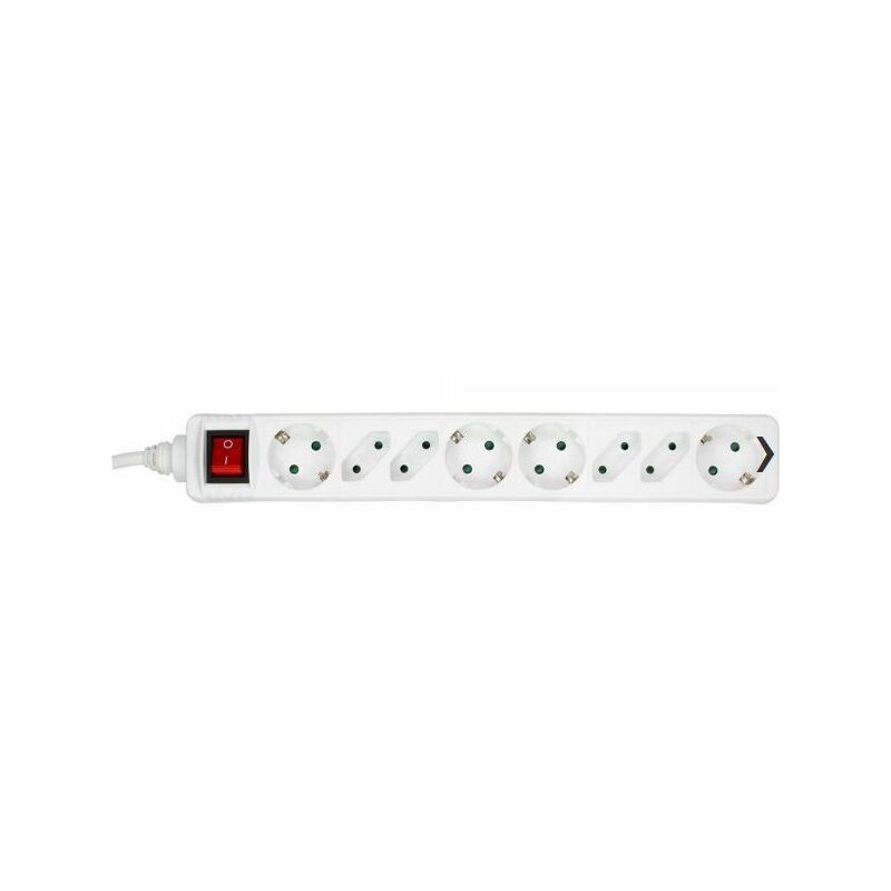 Power strip 8 port 3m white