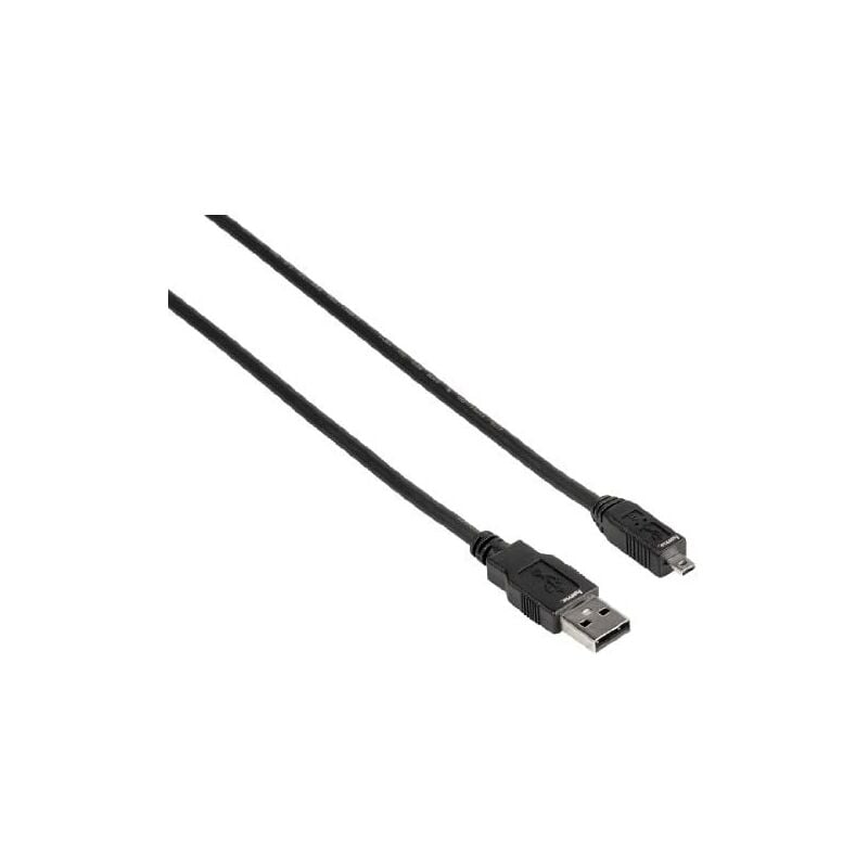 Hama - USB 2.0 Cable, 1.8m, Mini 2.0, USB A, Mini USB, 480 Mbit/s, 1.8 m, Negro