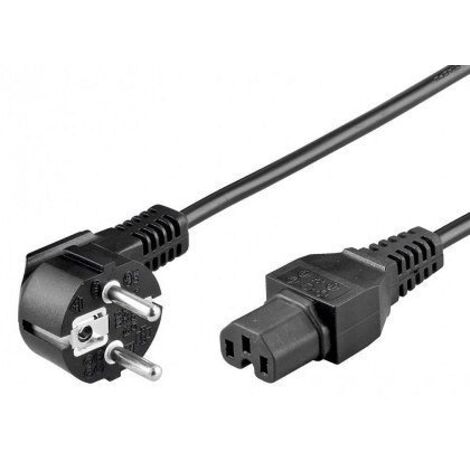 Cable Alimentacion IEC320-C15 A SCHUKO 10A 2m