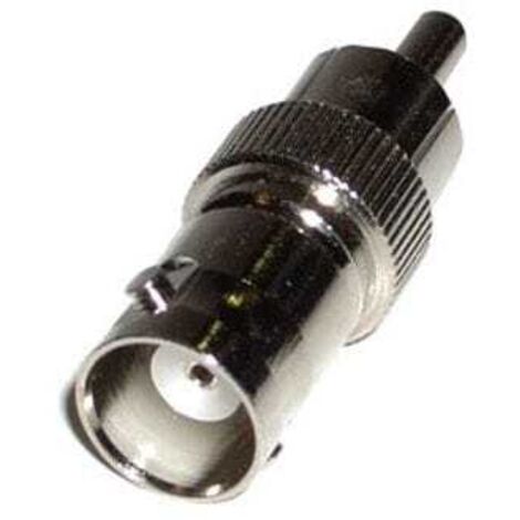 Adaptador BNC hembra - RCA macho Gris (1/2)