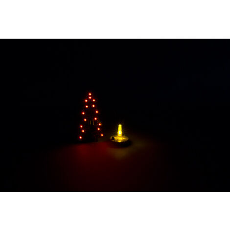 Whadda Kit de Soldadura, Bricolaje, Kit de Inicio, edición de Navidad, luz de té y árbol de Navidad con LED parpadeantes (1/5)
