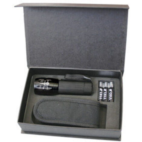 Lámpara portátil electro-dh m63464 LED 3W zoom aluminio (1/2)