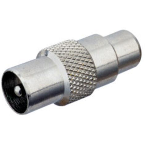 Adaptador macho TV a hembra RCA. Electro DH 10.554 8430552059201