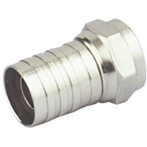 Conector F macho. "CRIMP" de Electro Dh 19.455/TV-SAT 8430552085392
