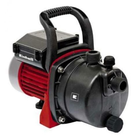 Einhell Bomba de jardín GC-GP 6538 (650 W, presión de 3,6 bar, caudal de 3.800 l/h, tornillo de llenado de agua, tornillo de drenaje de agua, asa de transporte), Color Negro, Rojo, Plata