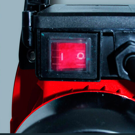 Einhell Bomba de jardín GC-GP 6538 (650 W, presión de 3,6 bar, caudal de 3.800 l/h, tornillo de llenado de agua, tornillo de drenaje de agua, asa de transporte), Color Negro, Rojo, Plata