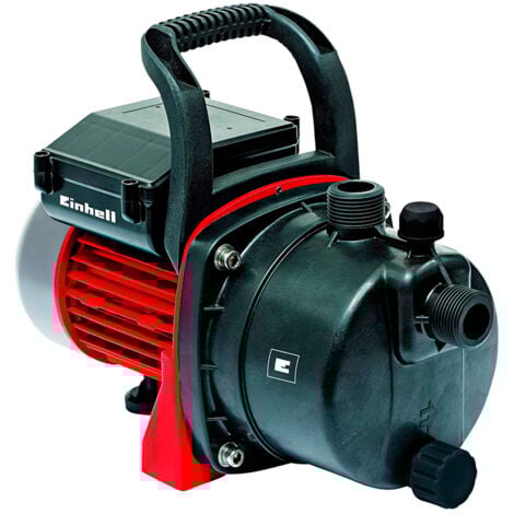 Einhell Bomba de jardín GC-GP 6538 (650 W, presión de 3,6 bar, caudal de 3.800 l/h, tornillo de llenado de agua, tornillo de drenaje de agua, asa de transporte), Color Negro, Rojo, Plata