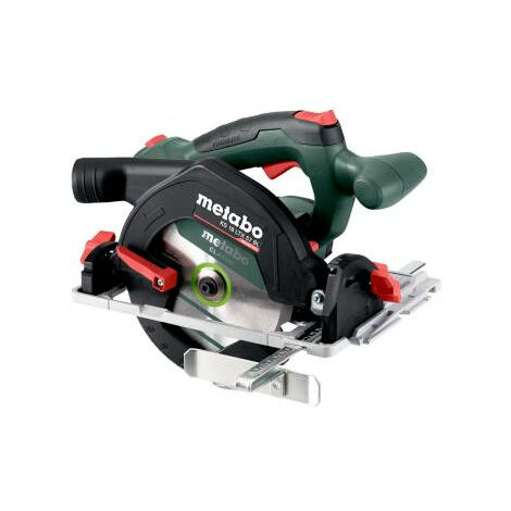 Metabo Sierra circular inalámbrica KS 18 LTX 57 BL 18 V, con motor sin escobillas, corte oblicuo, indicador de corte bien visible, peso ligero, sierra 611857850 (1/3)
