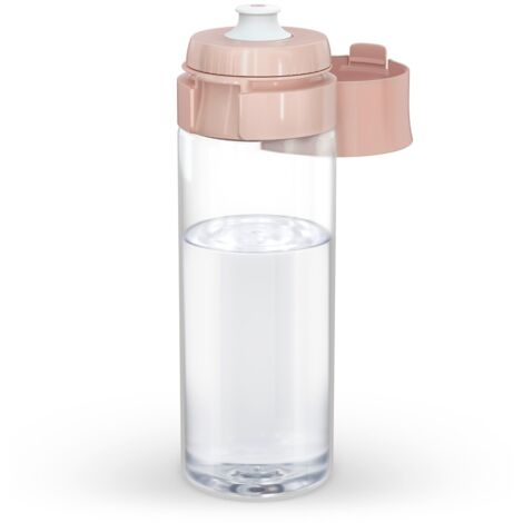 BRITA Botella filtrante de agua modelo VITAL Rosa (600 ml) con 2 ...