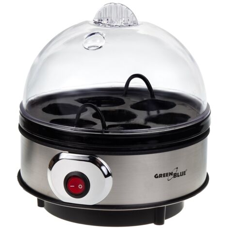 GreenBlue GB572 Cocedor de Huevos Automático, Potencia 400W, hasta 7 Huevos, Vaso Medidor, 220-240V, 50 Hz (1/5)