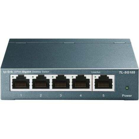 Switch TP-Link TL-SG105 5 Puertos/ RJ-45 10/100/1000