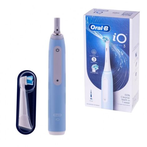 Oral-B IOSERIES3ICE cepillo eléctrico para dientes Adulto Cepillo dental oscilante Azul (1/4)