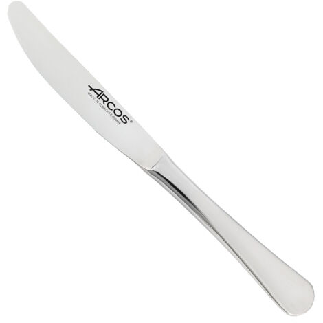 Cuchillo de postre Arcos Serie Lisboa, Cuchillo Monoblock de una pieza en Acero Inoxidable 85 mm, Color Plata (Silver). (1/4)